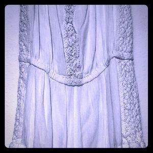 White Volcom Romper(strapless)